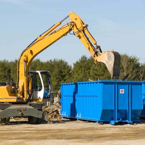 what happens if the residential dumpster is damaged or stolen during rental in Almena MI